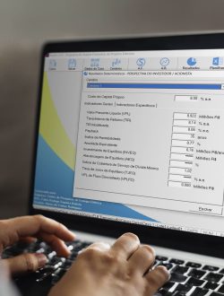 Working on a web template on the laptop